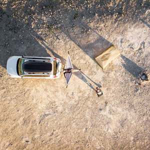 <span class=keywords><strong>Hamac</strong></span> portable en nylon pour 2 personnes adultes, pour véhicule tout-terrain 4x4, à fixer sur le crochet de remorquage de la voiture - Product Image 6