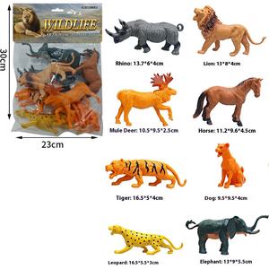 Juego de juguetes de dinosaurio de plástico pintado a mano, modelo de simulación transfronterizo para <span class=keywords><strong>niños</strong></span>, enseñanza cognitiva de animales salvajes congelados - Product Image 5