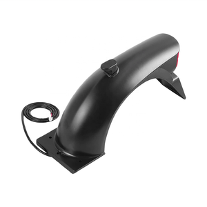 Garde-boue arrière résistant à l'eau pour trottinettes électriques Ninebot <span class=keywords><strong>KickScooter</strong></span> E2/E2 Plus, ensemble de support de feu arrière - Product Image 3