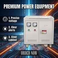 Transformateur triphasé élévateur/abaisseur de tension 220 kVA 8-30 kW 50/60 Hz haute efficacité sortie 380 V toroïdal/sans noyau