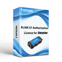 Licence logicielle Topdon Rlink X7 Chrysler, sans expédition réelle, prend en charge le logiciel original Wi Tech 2.0