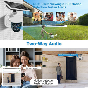 US เม็กซิโก4G ซิมการ์ด Tuya กล้องสำหรับบ้านอัจฉริยะ1080P 3MP HD ไร้สาย WIFI พร้อมแบตเตอรี่พลังงานแสงอาทิตย์คืนวิสัยทัศน์สำหรับ <span class=keywords><strong>outdo</strong></span> ในร่ม - Product Image 4