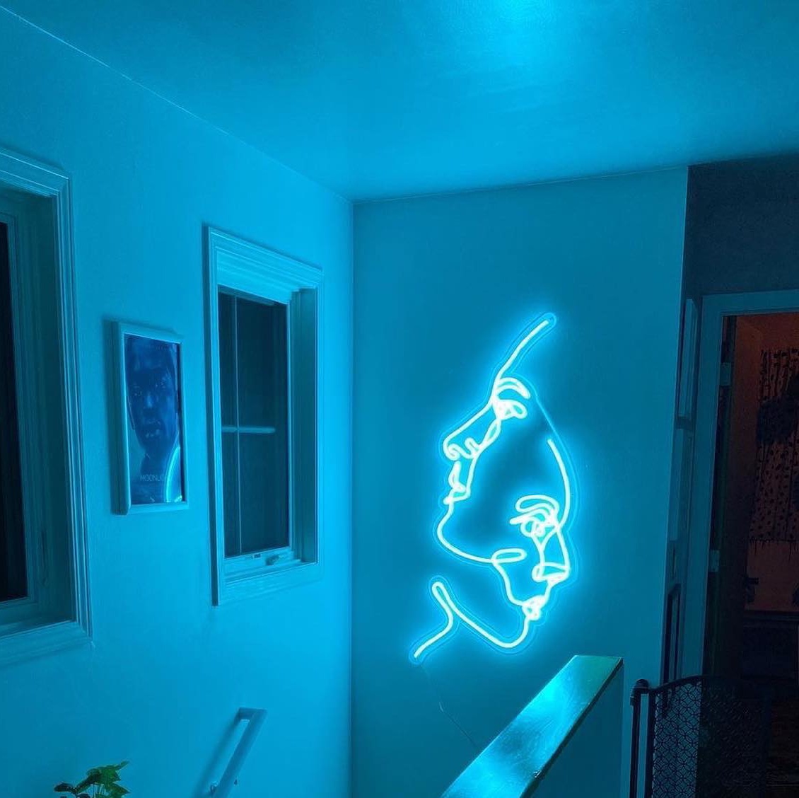 Двухсторонний неоновый знак, индивидуальный светодиодный неоновый гибкий знак