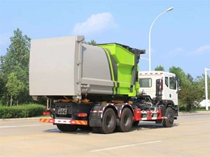 Camion compacteur à benne hydraulique Dongfeng 6X4 pour la collecte des déchets et l'assainissement municipal - Product Image 4