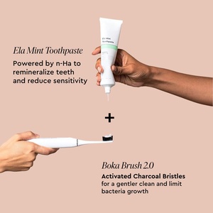 Dentifricio al Nano Idrossiapatite Gusto Menta per Bambini e Adulti Sbiancante Rimineralizzante Anti-Carie <span class=keywords><strong>Pasta</strong></span> Dentale Erboristica per Uso Domestico - Product Image 4