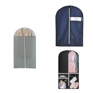 OEM sang trọng biểu tượng tùy chỉnh da Oxford Hanger trường hợp bộ, du lịch tàu sân bay cho Mens quần áo phù hợp với vải thô Bìa túi may mặc/ - Product Image 5