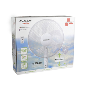 Ventilatore a piantana Johnson Zefiro 43 cm, 3 velocità, altezza regolabile, ventilatore a torre - Product Image 5