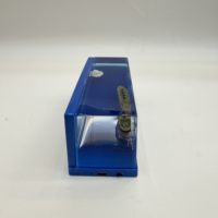 Presse-papiers liquide transparent en acrylique avec figurine flottante miniature, motif Père Noël, marque EAGLE, souvenir d'attraction touristique