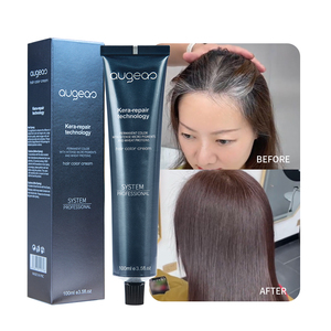 Vente en gros professionnelle sans ammoniaque teinture à base de plantes coloration permanente crème pour salon OEM utilisation couvre les cheveux gris 30ml - Product Image 4