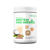 Greenpie Poudre de protéine végétalienne Vente en gros 20g de protéines Sans sucre ajouté Supplément nutritionnel de remplacement de repas Poudre de protéine