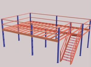 Steel Heavy Duty Warehouse Rack <b>System</b> with Corrosion Protection Plug-In Installation Stacking Racks - Product Image 4
