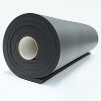 Poron Le-20 1.5mm Lembaran Busa Poliuretan Hitam Tahan Api, Bagian Bantalan Presisi Die-Cut Penyerap Guncangan