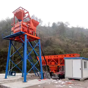 Baixo custo concreto mistura planta 35m3/h batching planta máquinas para venda