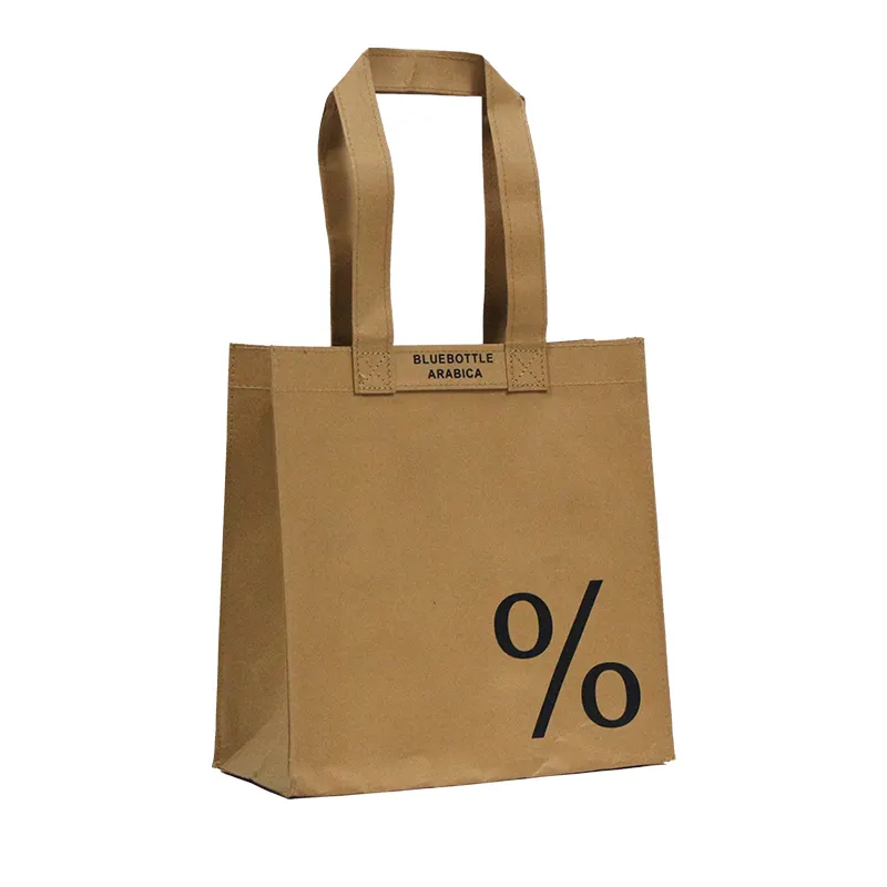 Borsa Shopping di lusso con manico in carta Kraft con colori personalizzati Multi dimensioni in stock di abbigliamento regalo Shopping plain Bag senza logo