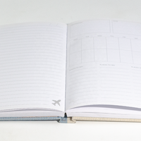 Organisateur Personnel Pratique en Grande Vente, Carnet sur Mesure à Reliure Cousue, Journal en Lin à Couverture Rigide