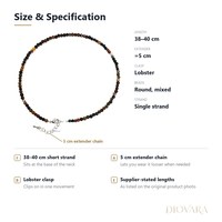 Collier de perles multicolores personnalisées de 4 mm, pierres précieuses naturelles, chaîne d'extension en argent, fournisseur en gros pour les boutiques de bijoux