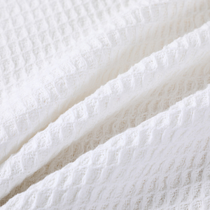 Couverture bébé en coton gaufré 100% personnalisée, enveloppe thermique 300TC, anti-acariens, toutes saisons, multifonction - Product Image 4