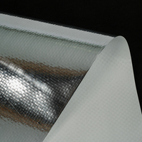 Film d'isolation recyclable non toxique Film d'aluminium en tissu tissé avec un bon prix