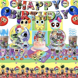 Ensemble de décoration d'anniversaire Dandy's World Party Supplies, vaisselle, accessoires, jetables en plastique et en papier, 5-7 ans - Product Image 4