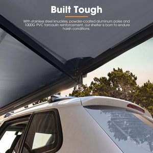 Offre Spéciale <span class=keywords><strong>tente</strong></span> <span class=keywords><strong>de</strong></span> <span class=keywords><strong>toit</strong></span> triangulaire à coque rigide en aluminium à ouverture automatique pour 2-3 personnes pour le camping avec auvent 180 autoportant - Product Image 4