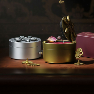 Boîte à bijoux magique mystérieuse à engrenages rotatifs, modèle privé, nouveauté, boîte cadeau pour anniversaire/<span class=keywords><strong>mariage</strong></span>/Noël - Product Image 4