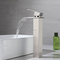 Mitigeur haut de gamme Taplink moderne à poignée unique, en acier inoxydable 304, finition chromée, avec cartouche céramique, pour lavabo de salle de bain