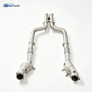 Tuyau de descente en acier inoxydable 304 de haute qualité pour Mercedes W222 S300 S350 S400 S450 S500 3.0T 4.7T V8 200 Cell Auto Tuning - Product Image 1
