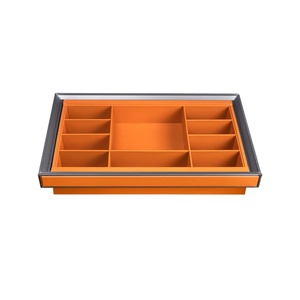 GQK <b>Drawer</b>-type Jewelry Box with Pull-Out <b>Shelves</b> Grid <b>Drawers</b> & Hardware Fittings for Jewelry Storage - Product Image 1