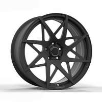 Rines Forjados Negros Mate Personalizados HZH para Mercedes/Audi/BMW de 17-23 Pulgadas, Aleación de Aluminio Personalizada