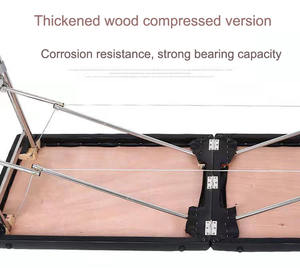 Mesa de masaje plegable de aluminio profesional, altura ajustable rosa para sala de estar, Hotel, gimnasio, dormitorio, serie <span class=keywords><strong>Glory</strong></span> <span class=keywords><strong>Hole</strong></span> - Product Image 4