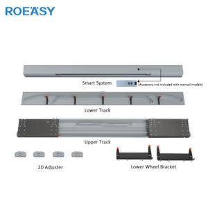 ROEASY Système <span class=keywords><strong>de</strong></span> portes coulissantes motorisées à double panneau avec moteur complet pour armoires <span class=keywords><strong>de</strong></span> télévision et armoires - Product Image 2