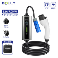 Chargeur EV portable réglable GB/T 3.5KW 16A domestique certifié IEC 62752 avec prise d'alimentation personnalisée Station de charge EV