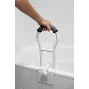 Barra de Agarre Acolchada para Bañera, Barra de Seguridad para Baño, Barra de Agarre Blanca/Gris KMINA K30023 - Product Image 4