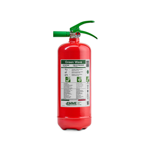 Extintor de Polvo Químico Seco 'Green Wave' de Alta Calidad, 3 Litros, Aluminio, Clase A, Portátil, Directo de Fábrica en Italia - GW3P - Product Image 1