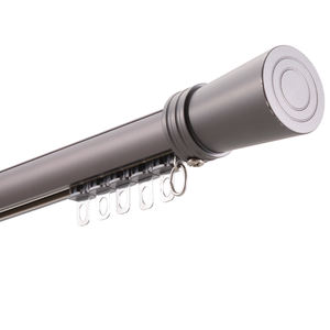 IKSUN Nouveaux rails de rideaux coulissants silencieux pour hôtel, maison, bureau, installation facile, rails de rideaux en aluminium à montage au plafond - Product Image 6