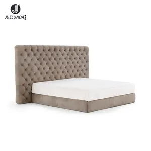 Unique Italian Design Style Bedroom Furniture Bed Frame Queen Size Furniture Living Room Sofa Bed With PVC Feet