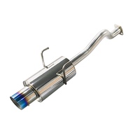 Échappement Catback avec embout de silencieux brûlé de 4,5 pouces pour Acura Integra LS/GS/Special Edition 94-01