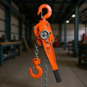 Paranco a Catena Manuale Weston, Capacità 3 Tonnellate, 10m, Arancione, Attrezzatura di Sollevamento Azionata a Mano - Product Image 2