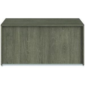 Escritorio de Oficina Moderno Alera Serie Seville, 60 x 30 x 29 Pulgadas, Madera de Melamina Color Nogal, Plegable y Fácil de Usar - Product Image 1