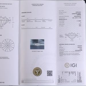 IGI認定 2.0カラット ラウンド ラボグロウン ダイヤモンド 2Ct D VVS2 CVD HPHT ヒドゥンハロー 18K ソリッドゴールド 結婚指輪 婚約指輪 女性用 - Product Image 5