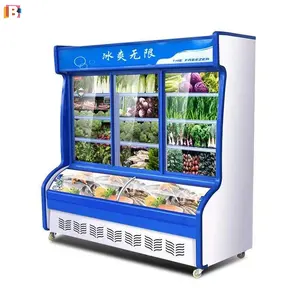 Marketten ekran buzdolabı süpermarket dondurucu süpermarket marketten buzdolabı içecek dondurma