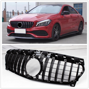 Grille GT R <span class=keywords><strong>Panamericana</strong></span> pour CLA W117 CLA200 CLA250 CLA45 2017-2019 Noir - Product Image 5