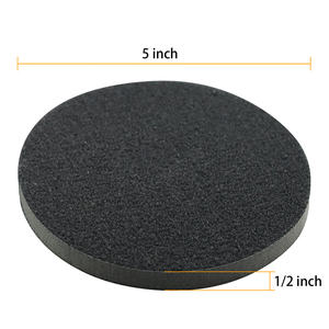 하이 퀄리티 5 인치 블랙 인터페이스 패드 (후크 앤 루프 소프트 스펀지 포함) 로 진동 감소 및 정밀 샌딩 보장 - Product Image 2
