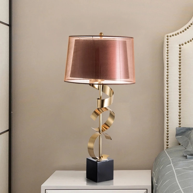 TOGETHER Modern Minimalist Art Designer Personality Hardware Living Room Study Bedroom Decorative Table Lamp