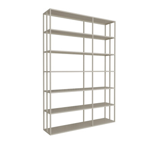 Étagères de séparation en fer forgé de style nordique, bibliothèque, meuble multi-niveaux sur pied, articles décoratifs populaires, bibliothèques simples pour le salon - Product Image 4