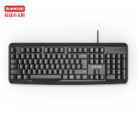 Clavier d’ordinateur 9816 avec logo personnalisé, nouvelle projection, taille complète, filaire, plug-and-play, clavier USB pour