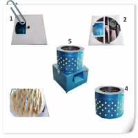 Tolcat Mini ac/dc automatique en acier inoxydable plumeur de plumes de poulet volaille avec doigts en caoutchouc machine de nettoyage afrique du sud