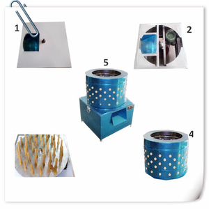 Tolcat Mini ac/dc automatique en acier inoxydable plumeur de plumes de poulet volaille avec doigts en caoutchouc machine de nettoyage afrique du sud - Product Image 6