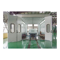 Disesuaikan Bus lukisan garis Oven ruang Booth komersial cat Booth semprot truk Booth untuk truk Bus rel industri