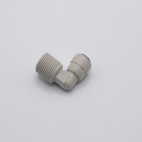Raccord rapide Lynzo 1/4" 3/8" en POM de qualité alimentaire, lisse, avec filetage NPT, pour tuyau d'osmose inverse (RO)